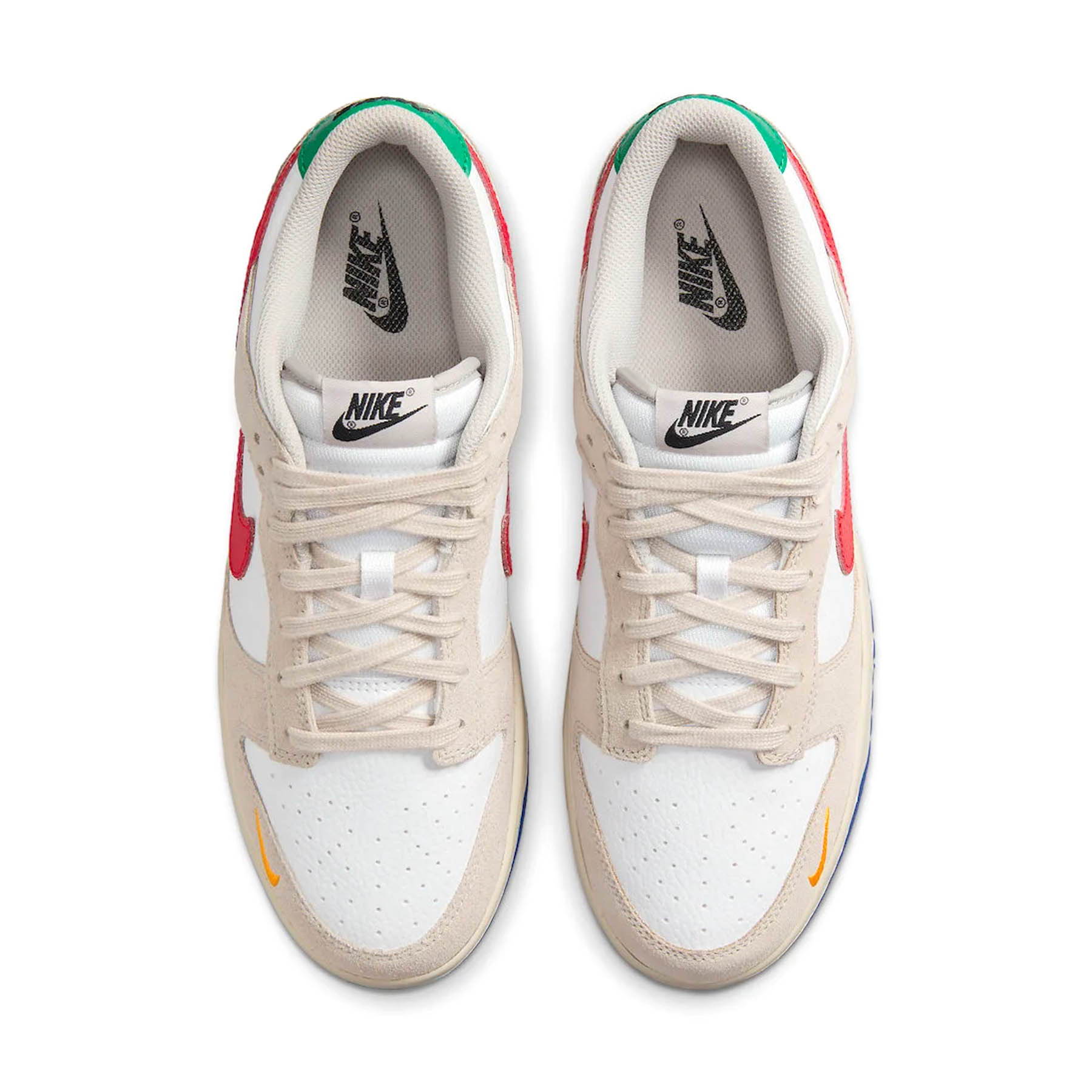 Nike Dunk Low 'Light Iron Ore Red Blue'