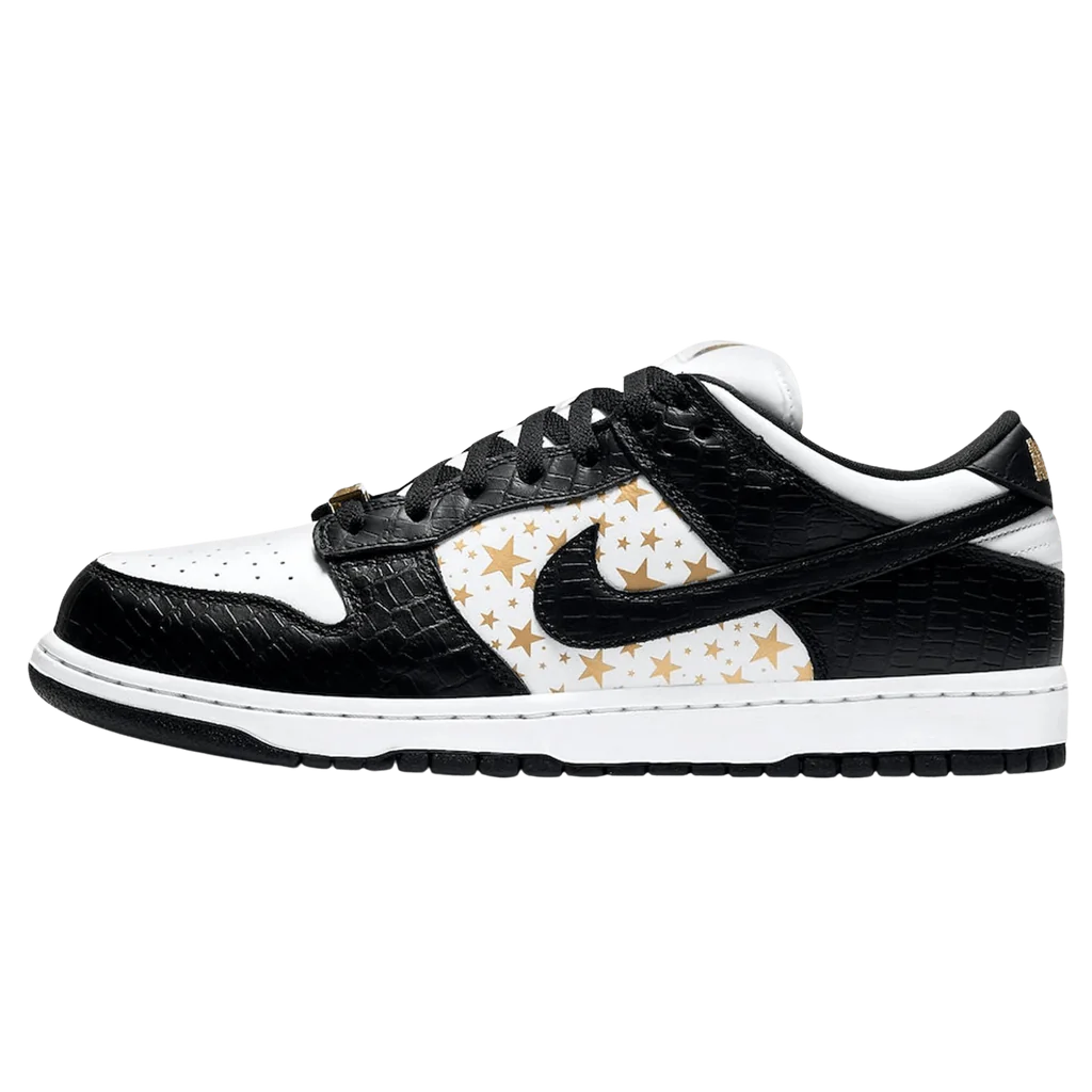 Nike SB x Supreme Dunk Low 'Stars Black'